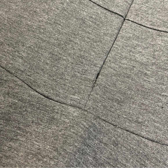 ABS Collection Gray Drop Waist Ruffle Hem Sleeveless Dress Women's Medium NWT - Picture 10 of 10